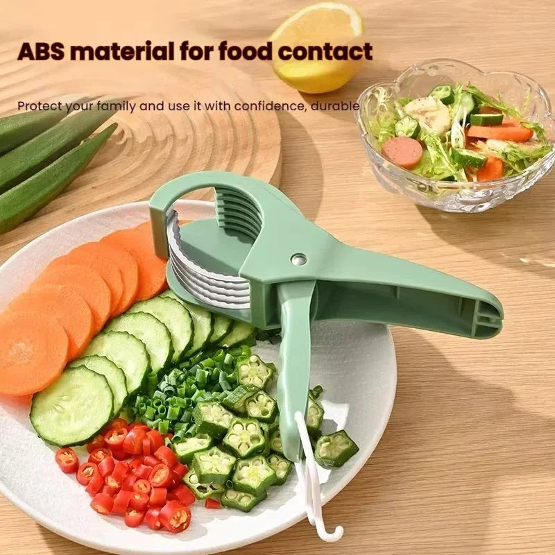 Stainless Steel Vegetable & Fruit Slicer | Kitchen Slicing Tool Vegetable Slicer Babs