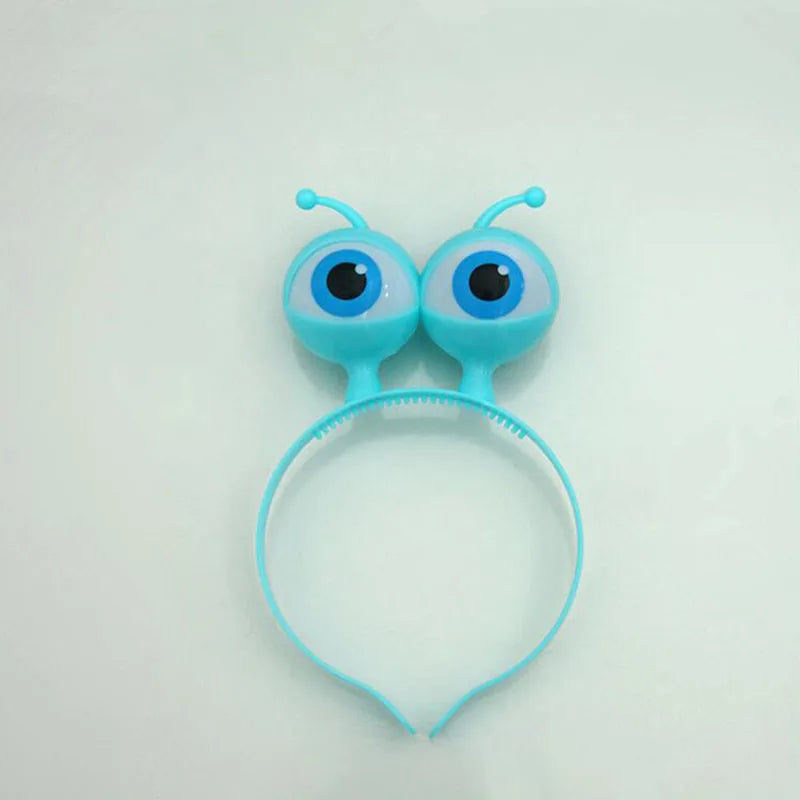10pcs Alien Eyes LED Flashing Headbands | Rave Glow Party LED Glow Headband Babs