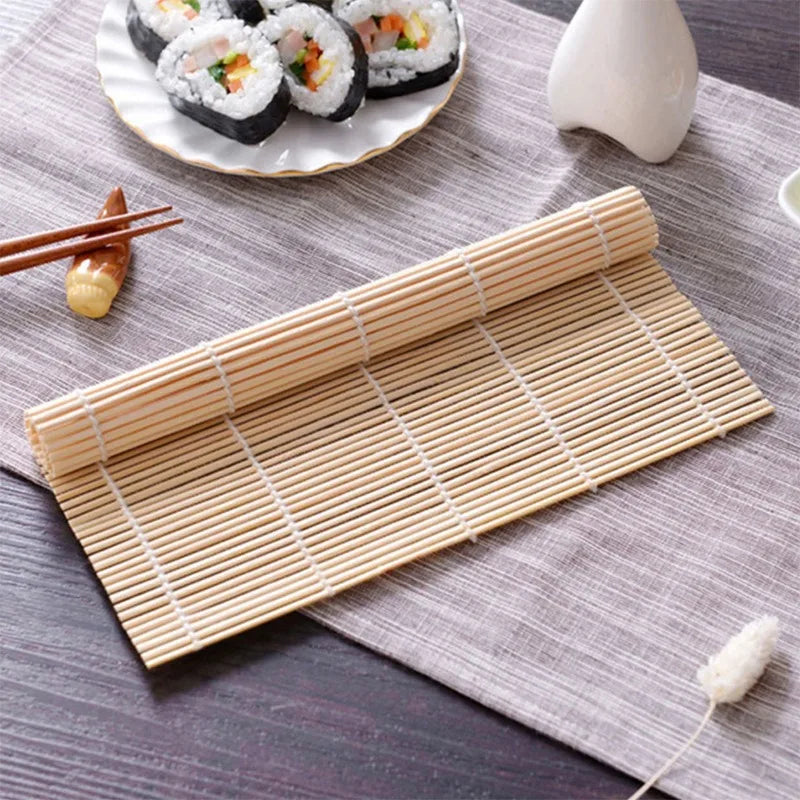 Sushi Maker Kit – Bamboo Rolling Mat & Onigiri Rice Molds Sushi Making Set Babs
