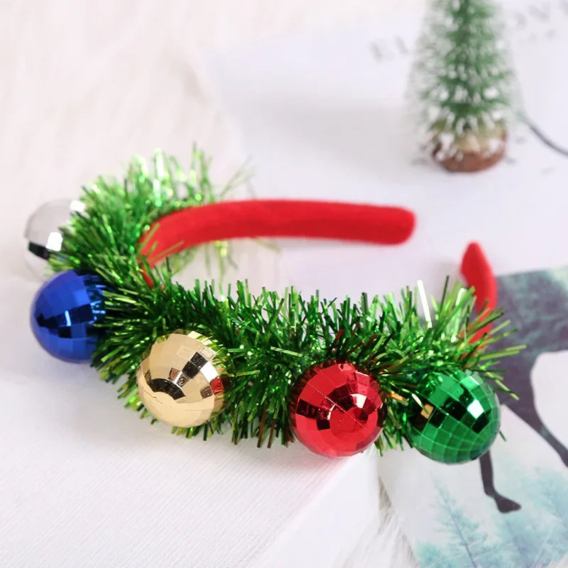 LED Snowflake Holiday Party Headband – Girls & Adults Glow LED Party Headband Babs