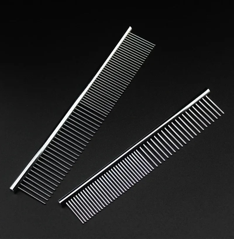 Stainless Steel Dog & Cat Dematting Comb 16/19cm Grooming Pet Grooming Comb Babs