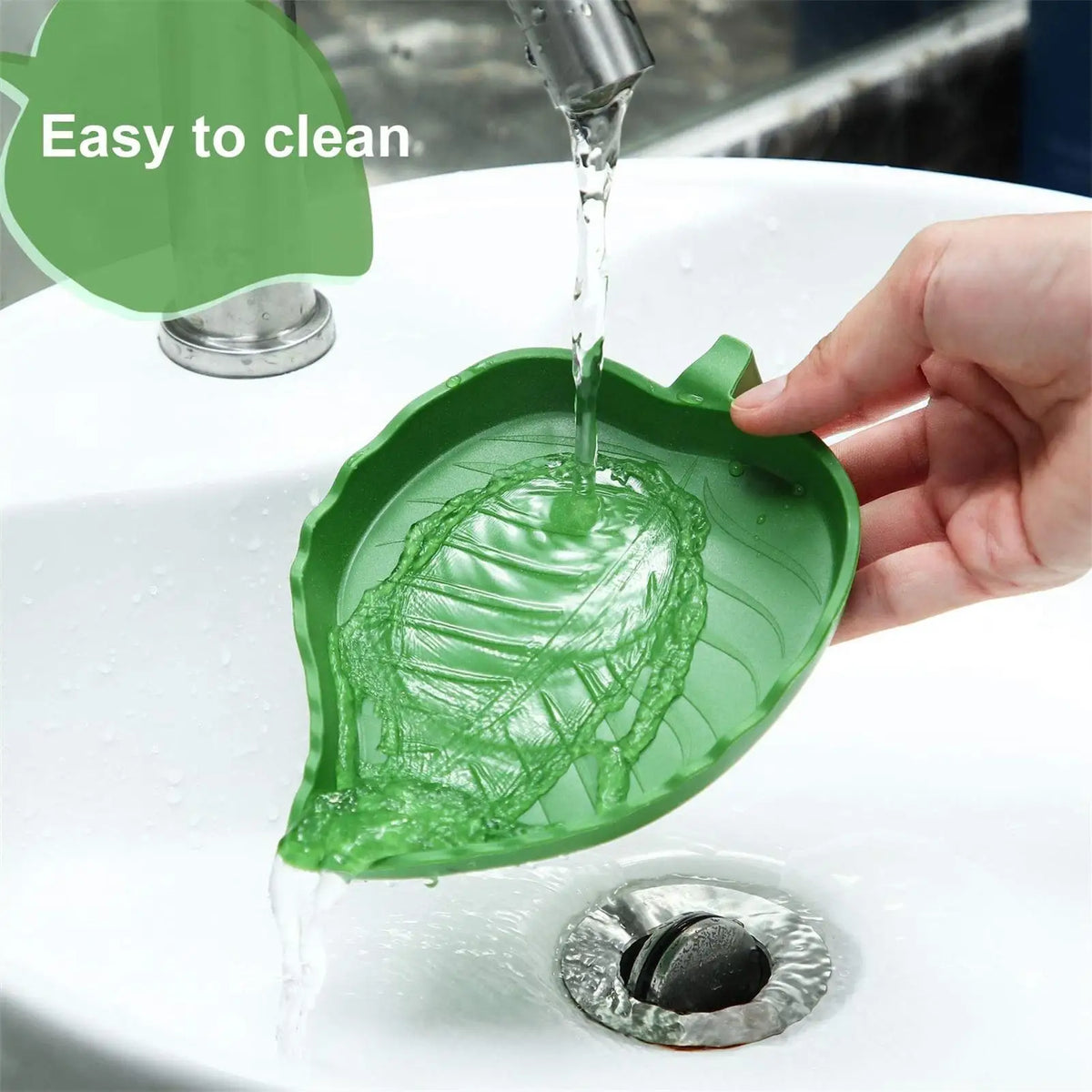 Leaf Shape Reptile Feeder Bowl | Turtle & Lizard Water Dish Reptile Feeder Bowl Babs