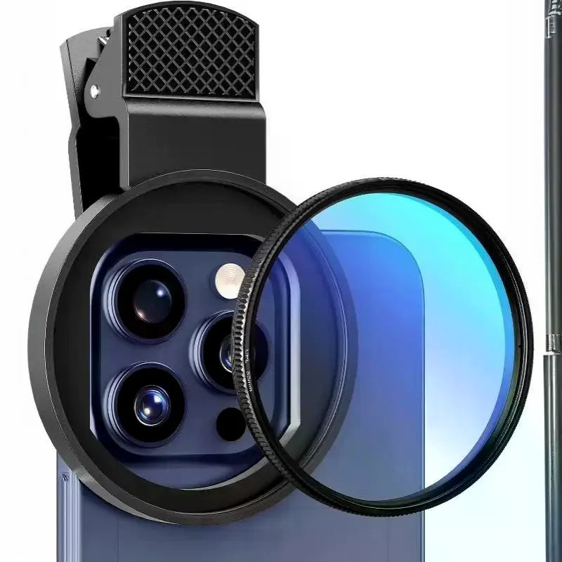 52/67mm Clip-On Phone CPL Filter – Anti-Glare & Color Boost Phone Camera Filter Babs
