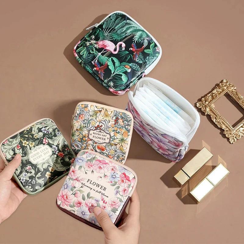 Portable Feminine Care Pouch – Tampon & Pad Organizer Bag Feminine Care Pouch Babs