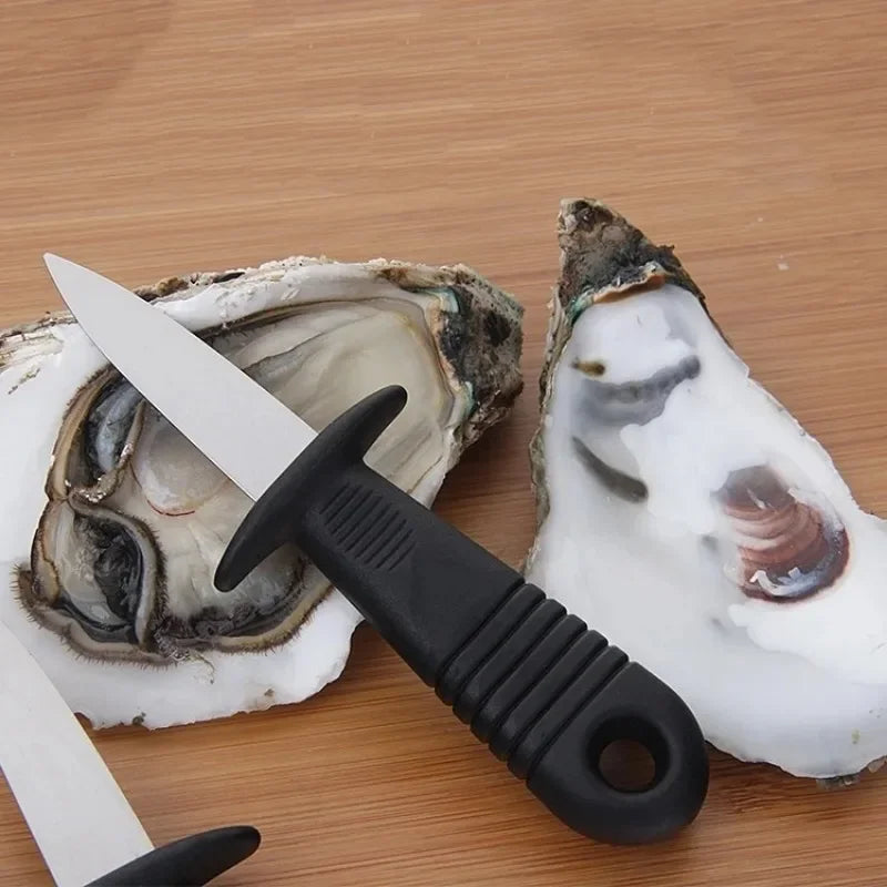 5-Piece Stainless Steel Oyster Knife Set | Seafood Shucking Tool Oyster Shucking Knife Babs Default Title
