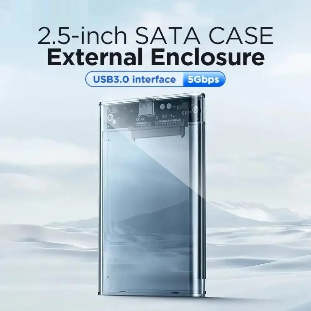 USB 3.0 Type-C SATA 2.5" External HDD Enclosure 6Gbps UASP HDD Enclosure Babs