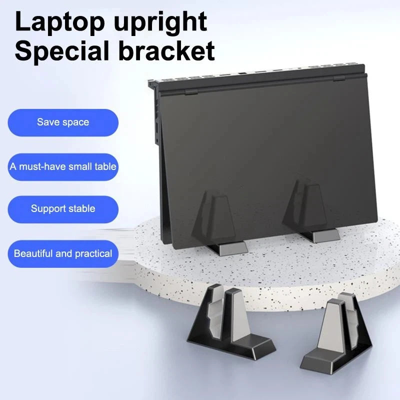 Vertical Laptop & Tablet Stand – ABS Desk Organizer Vertical Laptop Stand Babs
