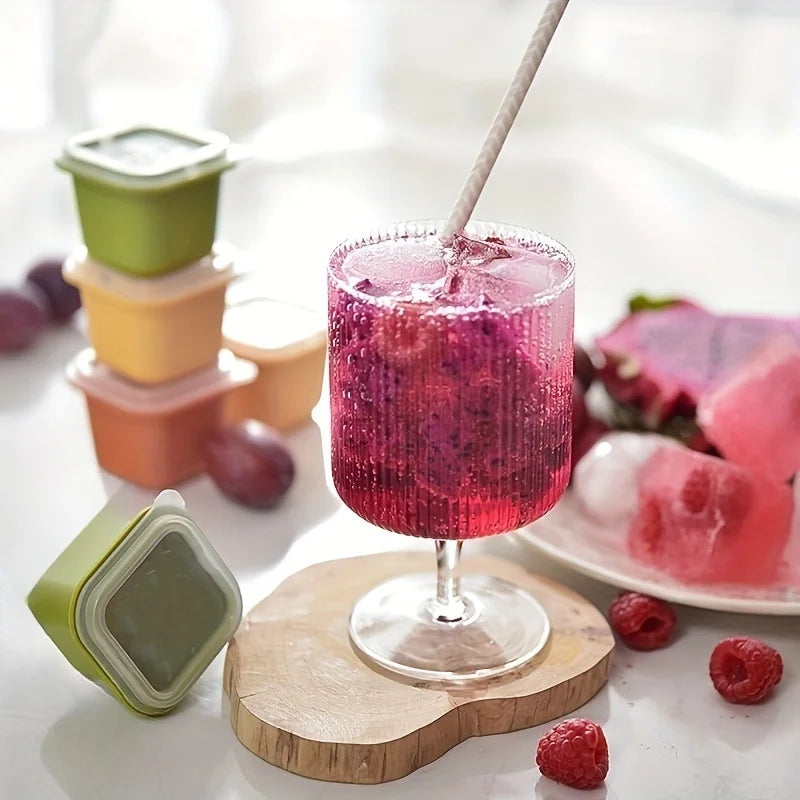 Large Ice Cube Tray with Lid – BPA-Free & Stackable Ice Cube Tray Babs