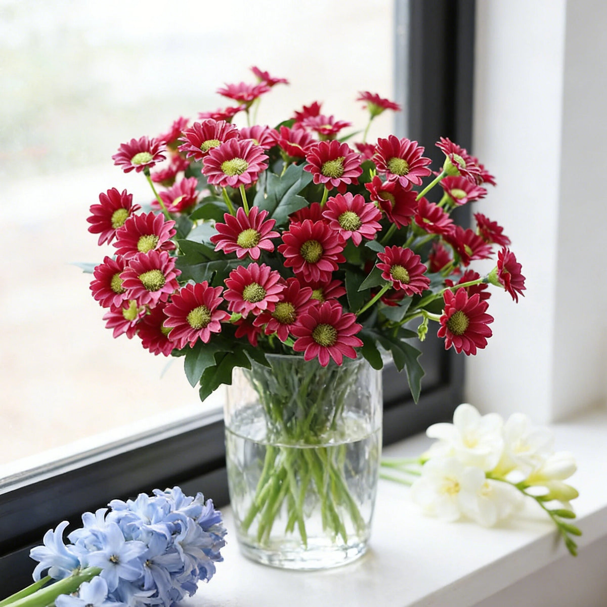 Silk Daisy Artificial Flower Bouquet – Wedding & Home Decor Artificial Flower Bouquet Babs