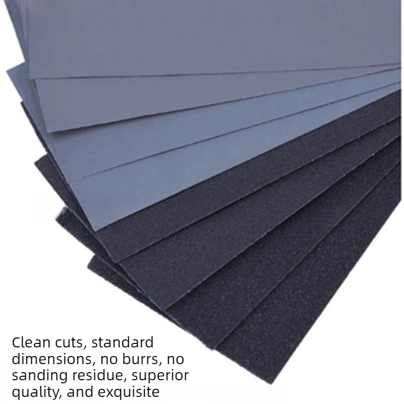 Silicon Carbide Waterproof Sandpaper Set – Wood Metal Auto Abrasive Sandpaper Set Babs
