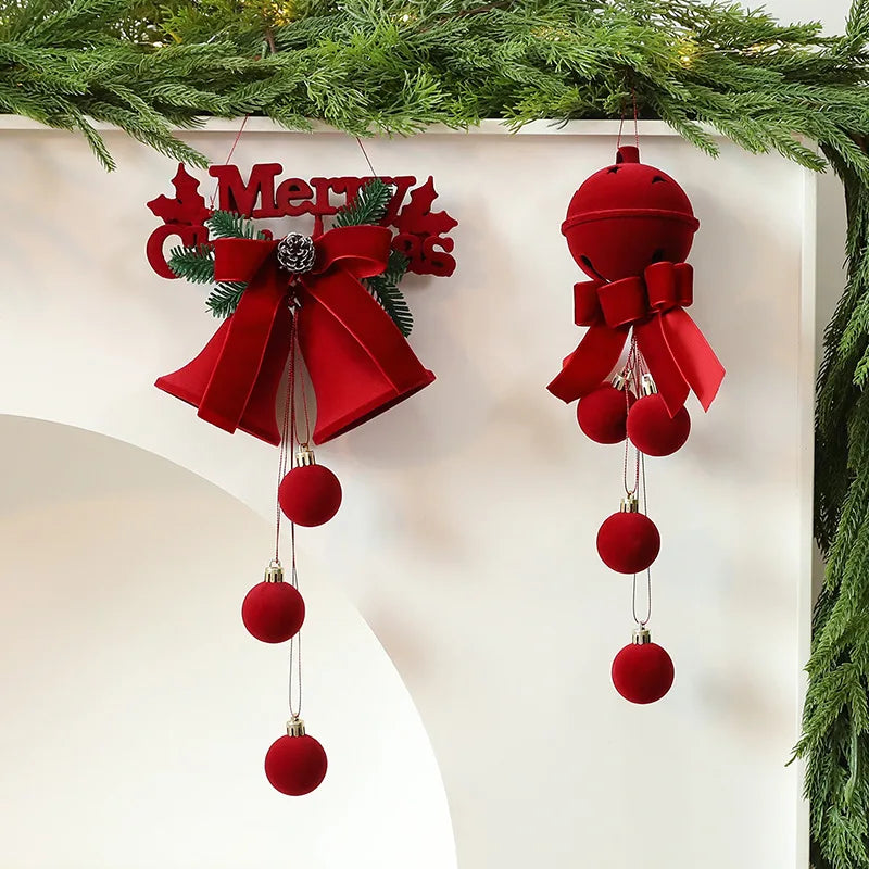 Nordic Bell Christmas Ball Ornaments – Tree Hanging Pendants Christmas Tree Ornaments Babs