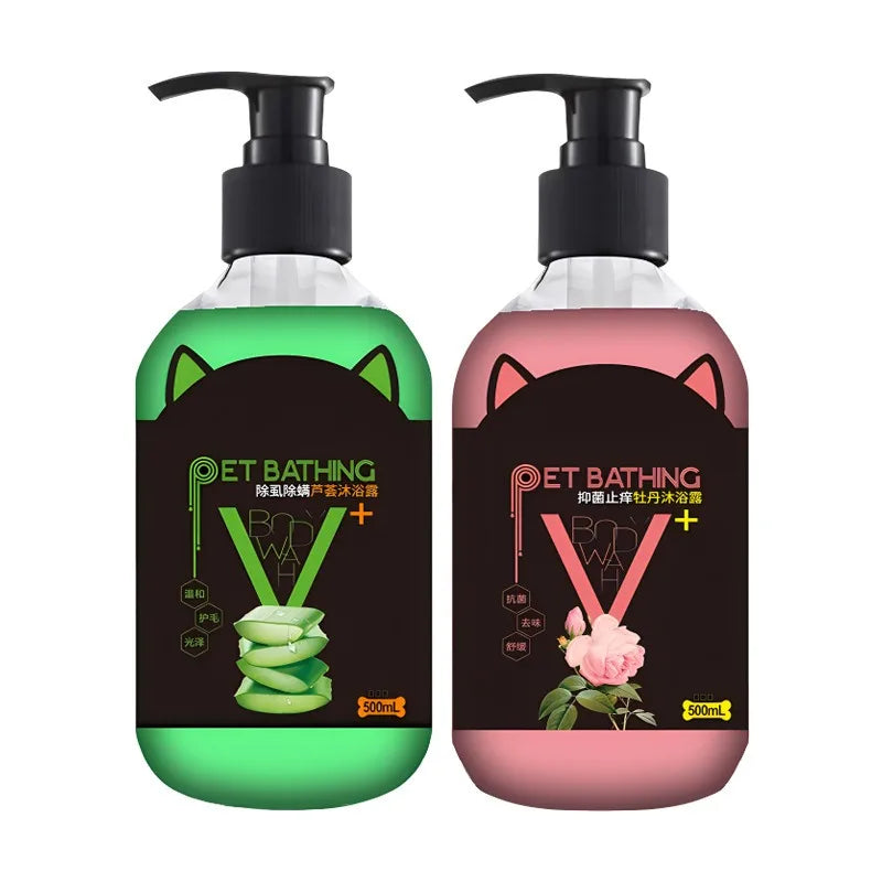 Pet Shampoo Shower Gel – Cat & Dog Deodorizing Hair Care Pet Shampoo Babs