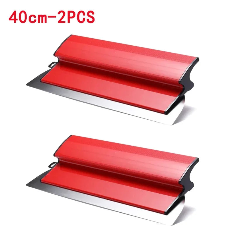 Drywall Smoothing Spatula 25/40CM Flexible Skimming Blade Plastering Spatula Babs 40cm-2PCS
