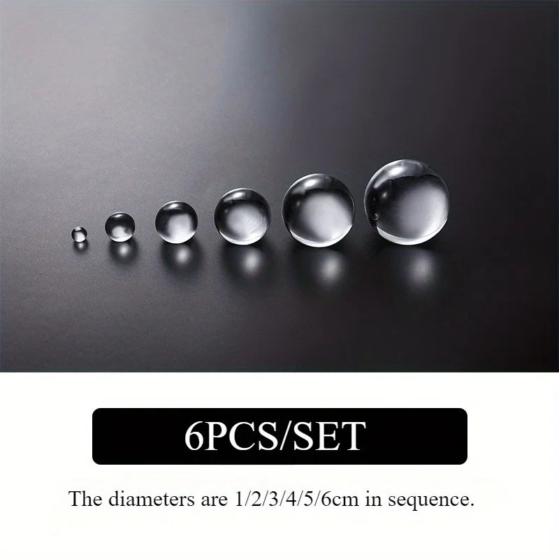 Acrylic Photo Backdrop Set – Geometric Cube & Sphere Props Photography Prop Set Babs 6pcs
