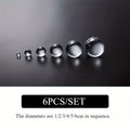Acrylic Photo Backdrop Set – Geometric Cube & Sphere Props Photography Prop Set Babs 6pcs