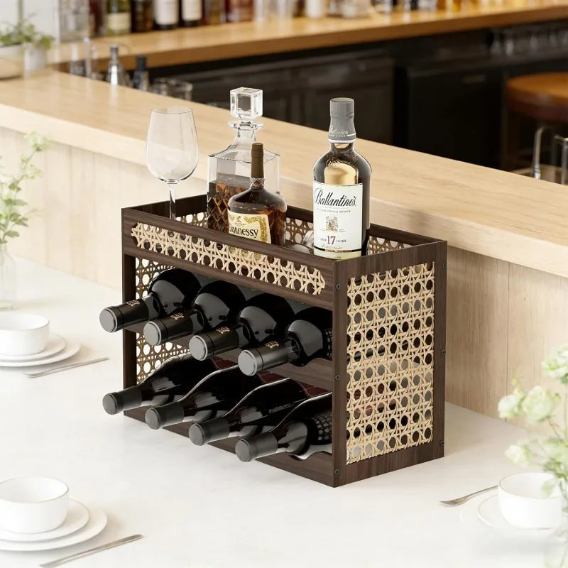 Decorative Wooden Wine Rack – Elegant Luxury Display Holder Wooden Wine Rack Babs