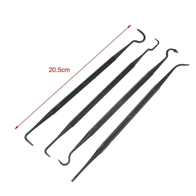 Car Detailing Brush Set – 3 Wire Brushes & 4 Nylon Picks Car Detailing Brush Set Babs