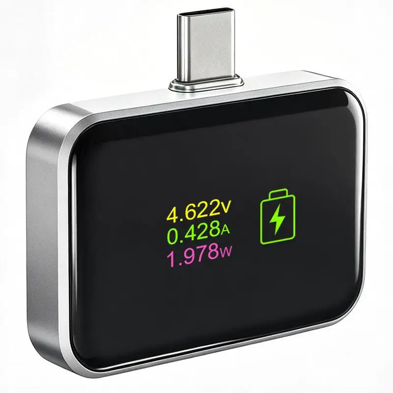 140W USB-C Fast Charger Adapter – Auto Cutoff & Digital Display USB-C Charging Adapter Babs Silver