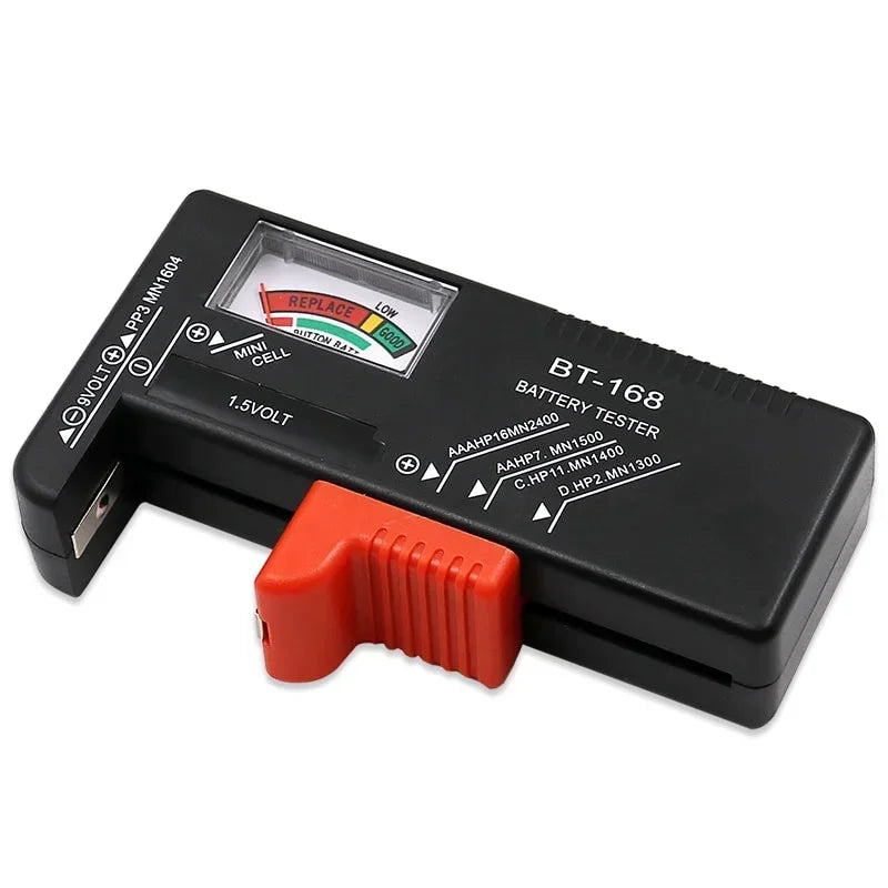 BT-168 Universal Battery Tester – AA AAA C D 9V Checker Battery Tester Babs