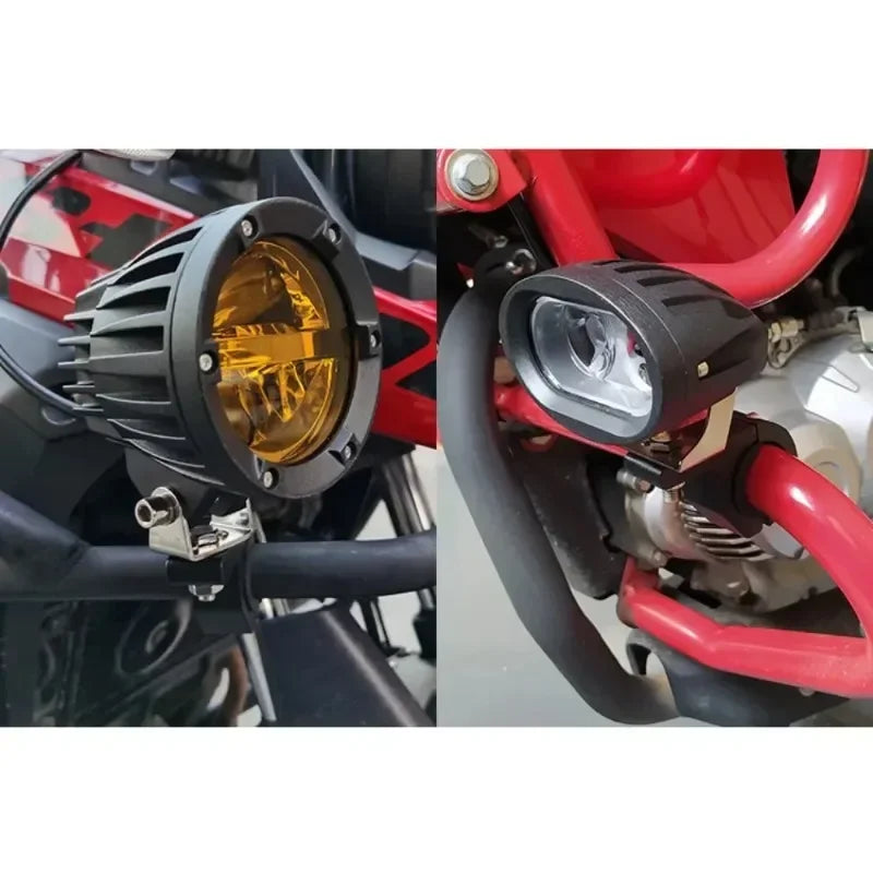 Motorcycle Headlight Mount Bracket – Adjustable 22-32mm Alloy Headlight Mount Bracket Babs