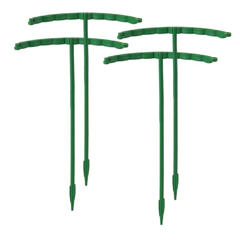 T-Shape Plant Support Stakes | Garden Flower Pot Rack Set Plant Support Stakes Babs 24CM-4PCS