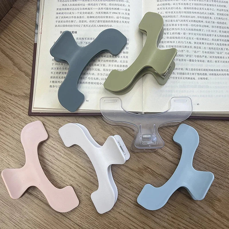 Frosted Transparent Book Page Holder Clip | Kawaii Desk Accessory Book Page Holder Clip Babs