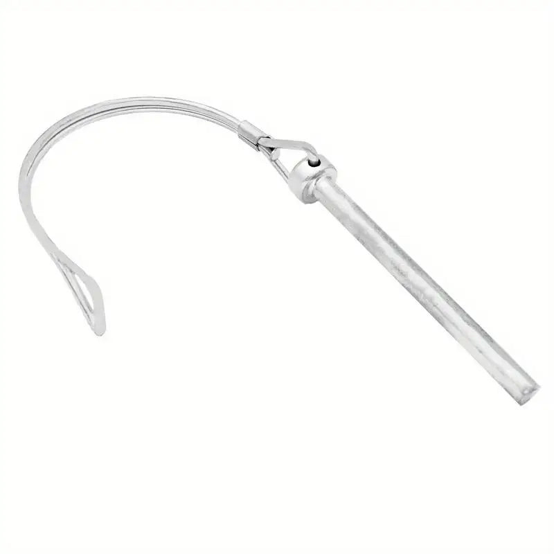 D-Ring Snap Pin Lock – Stainless Steel Trailer Coupler Hitch Hook Trailer Hitch Pin Babs