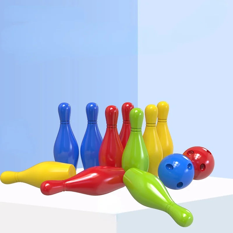 Kids Plastic Bowling Set – Indoor & Outdoor Party Game, Ages 3–12 Kids Bowling Set Babs