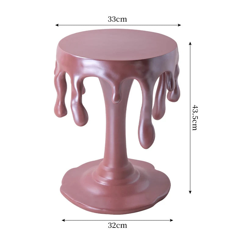 Modern Round Coffee Table | Nordic Minimalist Side Table Round Coffee Table Babs Pink