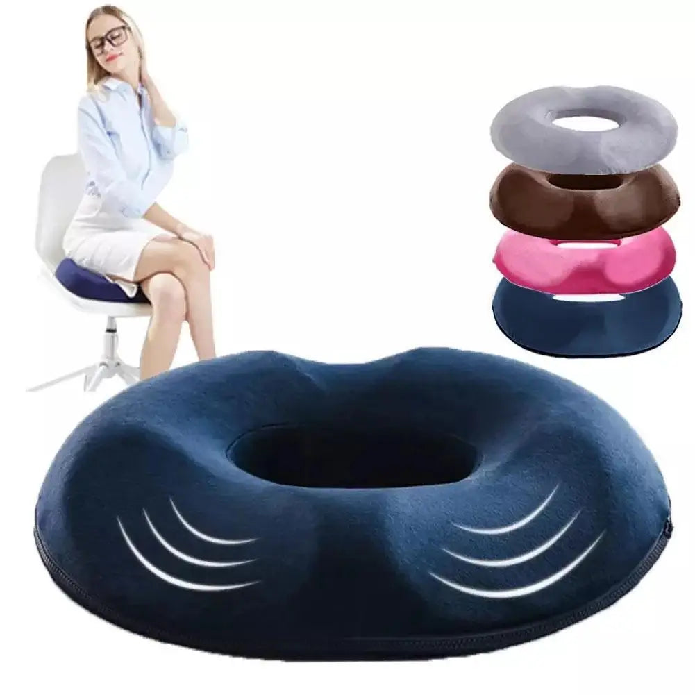 Donut Seat Cushion – Memory Foam Ergonomic Hollow Design Memory Foam Seat Cushion Babs