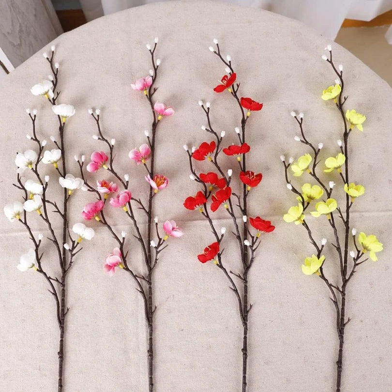 Silk Artificial Plum Blossom Branch – Wedding & Home Décor Artificial Flower Branch Babs