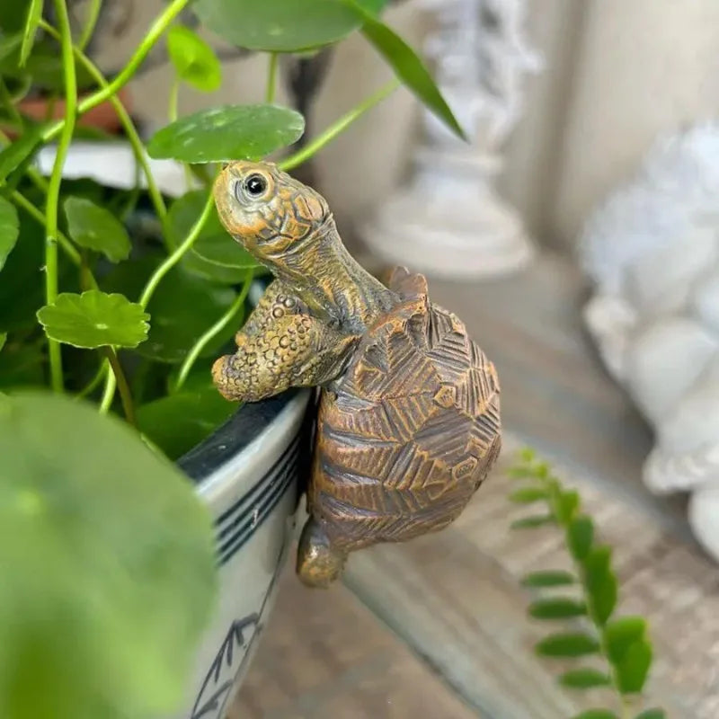 Turtle Hanging Ornament – Flower Pot & Garden Decor Garden Ornament Babs