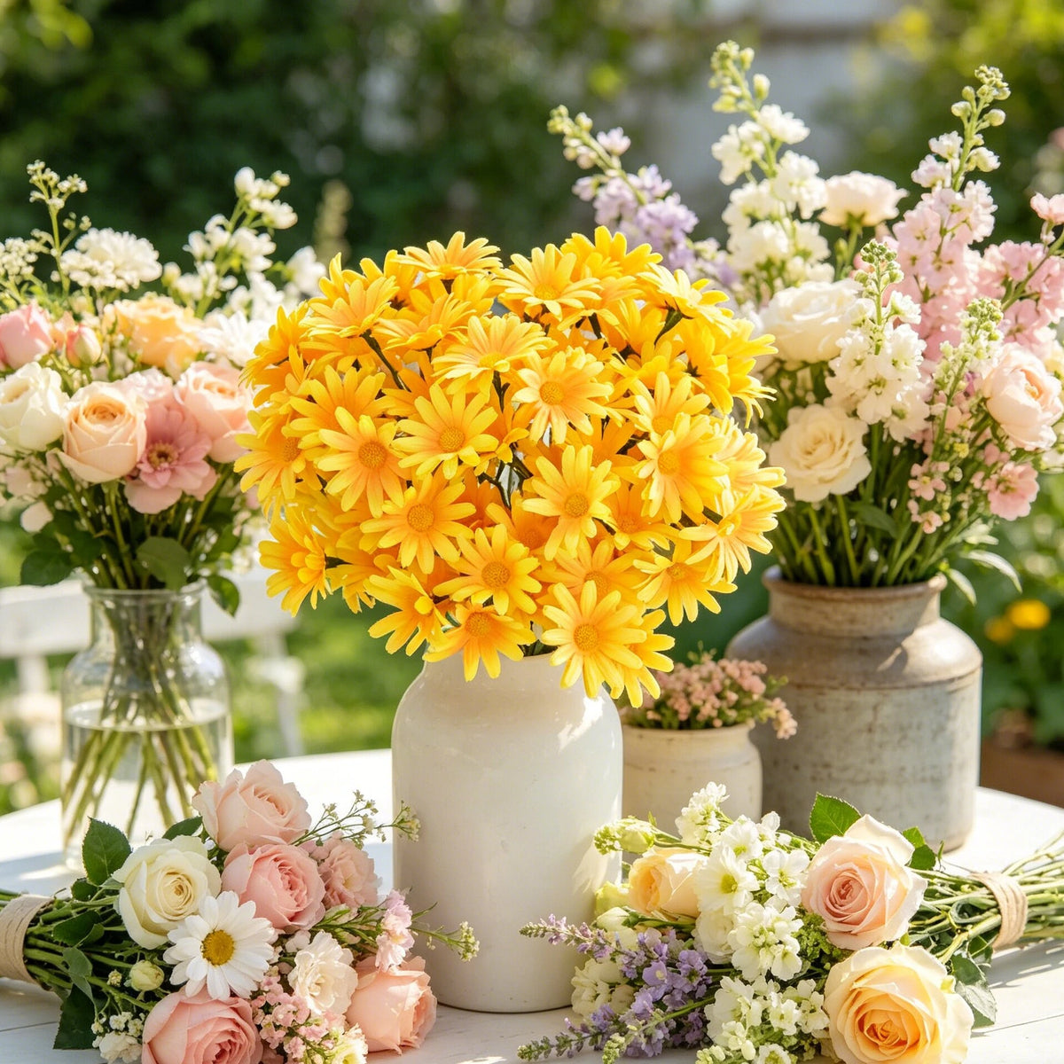 Chrysanthemum Artificial Silk Flowers – Wedding & Home Decor Artificial Silk Flowers Babs