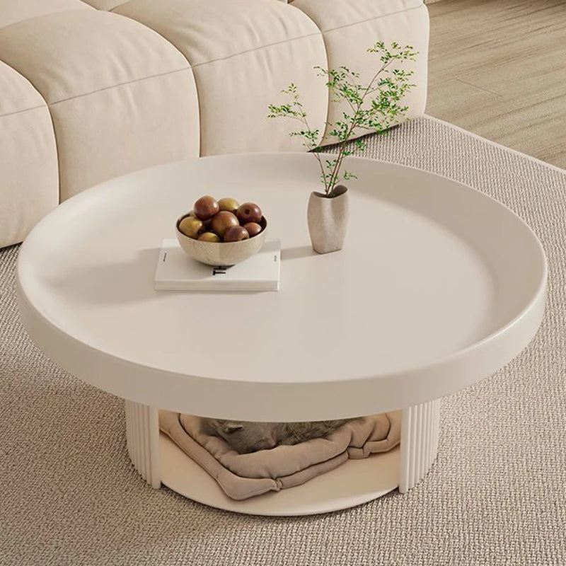 Nordic Round Coffee Table | Modern Minimalist Metal Design Round Coffee Table Babs