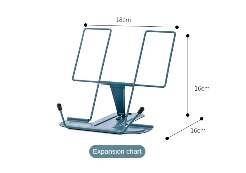 Foldable Metal Reading Stand & Portable Music Book Holder Foldable Book Stand Babs