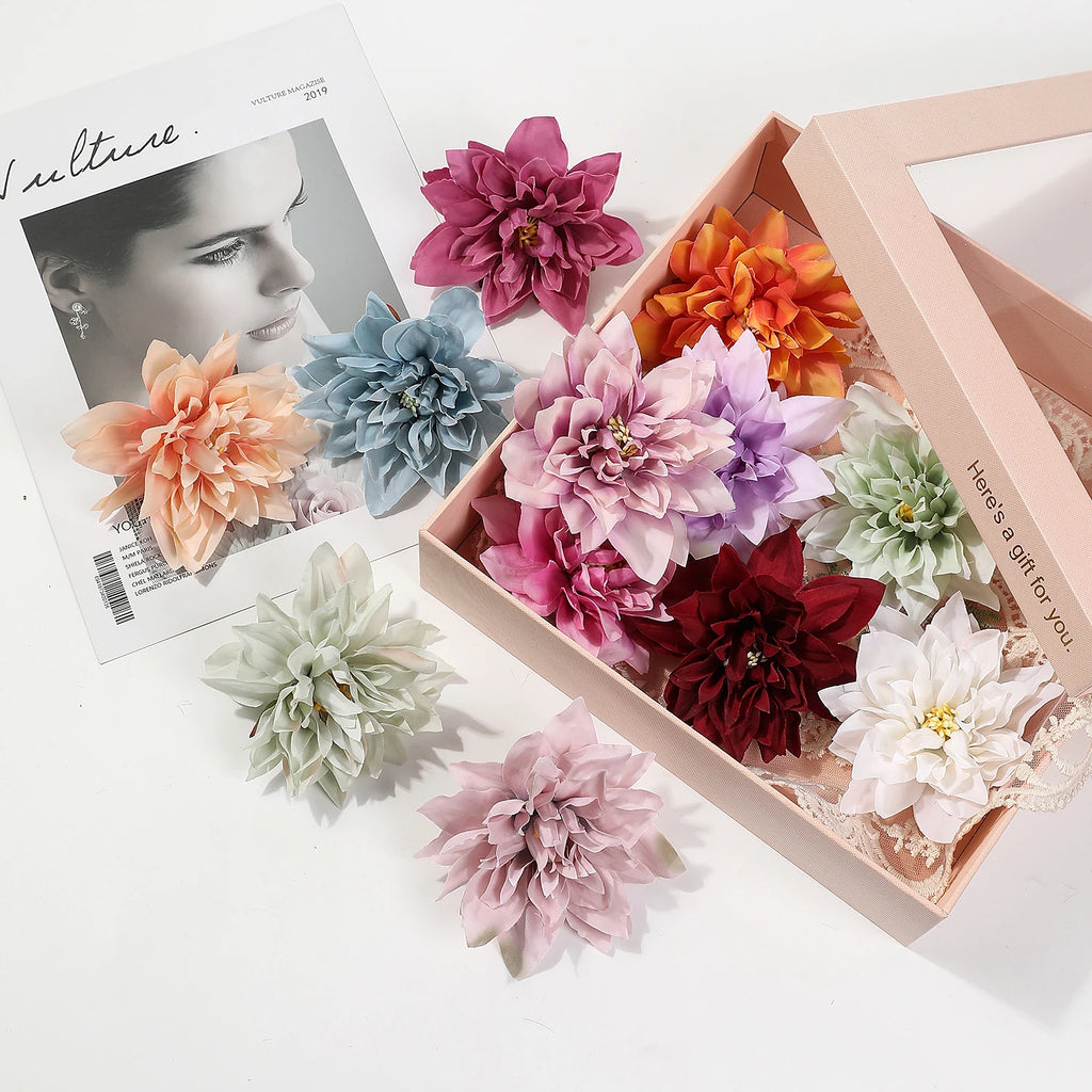 10cm Silk Artificial Peony Flower Heads – Wedding & Party Decor Artificial Flower Heads Babs