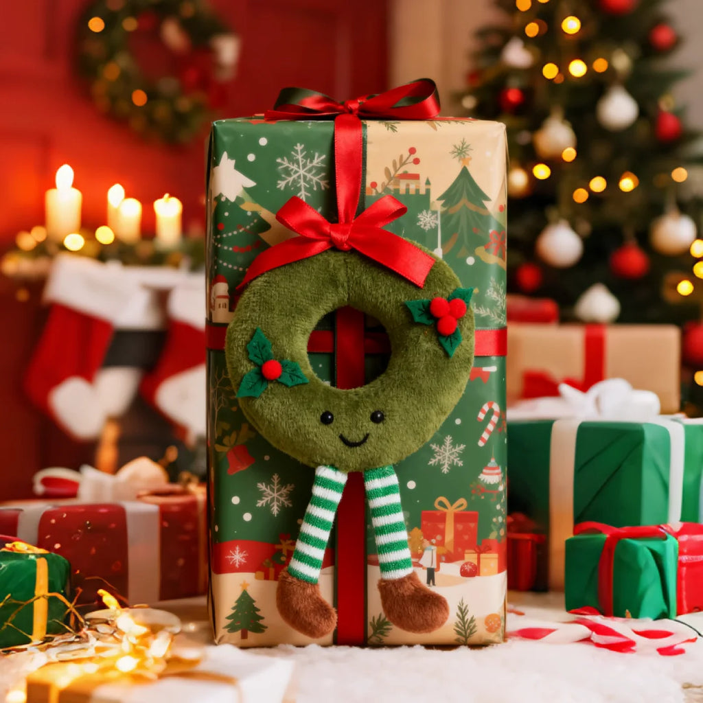 Plush Christmas Tree Ornaments – Round Doll Pendants & Decor Christmas Tree Ornament Babs