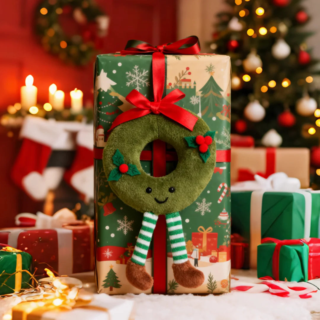 Plush Christmas Tree Ornaments – Round Doll Pendants & Decor Christmas Tree Ornament Babs