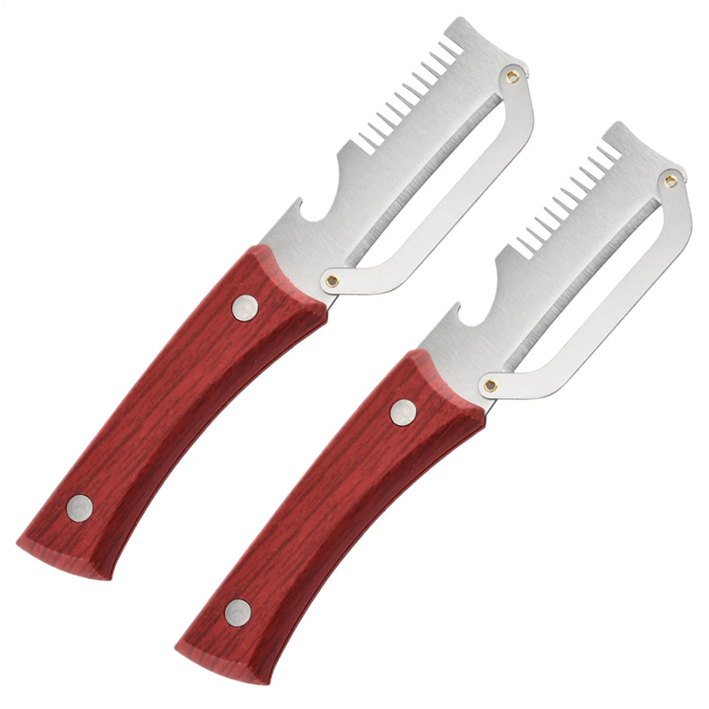 3-in-1 Stainless Steel Vegetable Peeler & Scallion Cutter Vegetable Peeler Babs