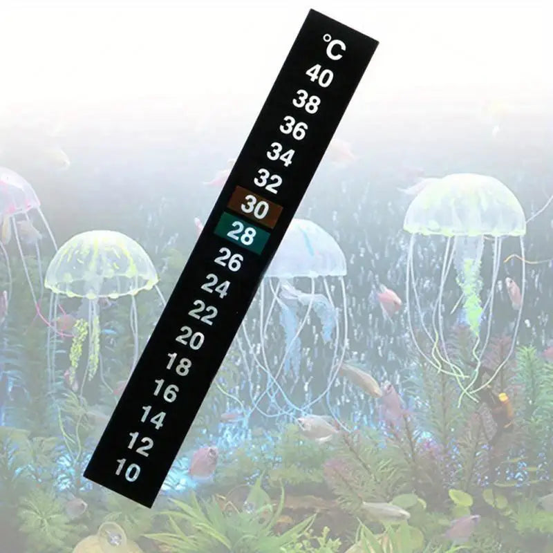 6-Pack Fish Tank Thermometer Sticker Dual Scale °C/°F Aquarium Thermometer Sticker Babs
