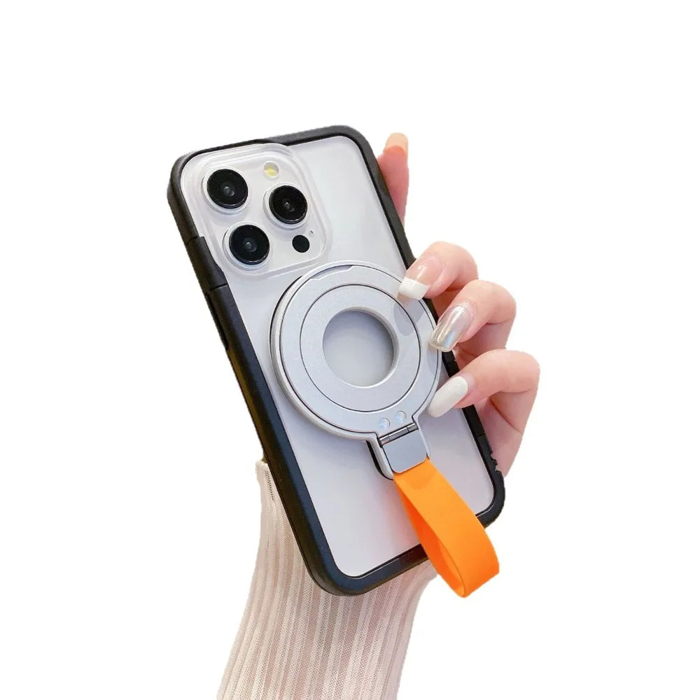 Ultra Thin Magnetic Phone Holder & Silicone Wristband Desk Stand Magnetic Phone Stand Babs
