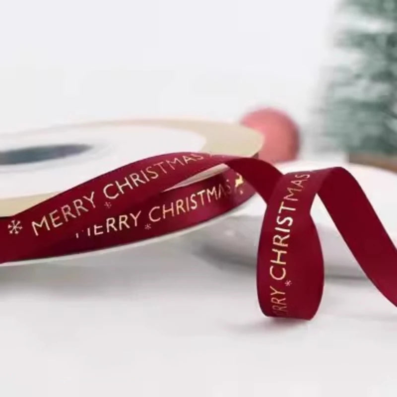 5m Christmas Ribbon for Tree, Gift Wrap & DIY Decorations Christmas Ribbon Babs 5m 16 5M