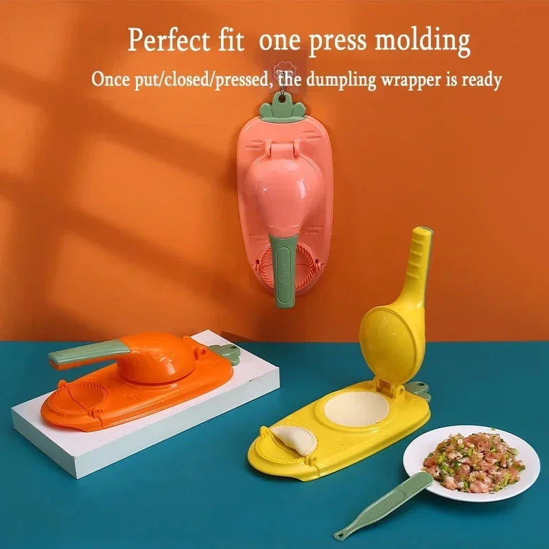 2-in-1 Dumpling Mold & Manual Press Maker – Kitchen Tool Dumpling Press Maker Babs