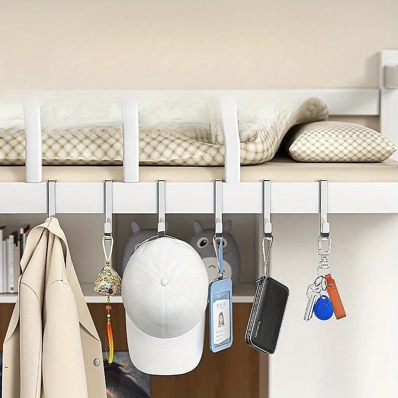 8-Pack Stainless Steel Double S-Hooks – Kitchen & Bathroom S-Shape Hooks Babs