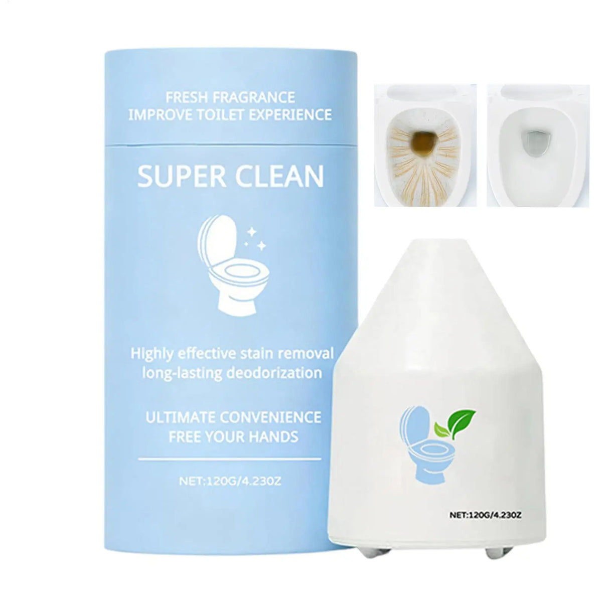 Automatic Toilet Cleaner – Descaling, Deodorizing Tablet Toilet Tank Cleaner Babs