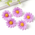 30/50Pcs Silk Daisy Artificial Flower Heads 4cm – Wedding & Home Décor Artificial Flower Heads Babs Light Purple 50Pcs