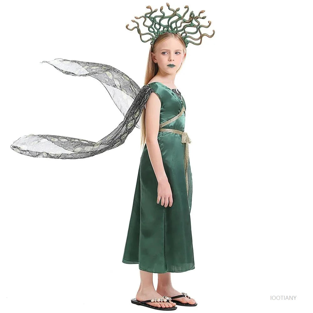 Greek Goddess Costume Set – Halloween & Stage Dress Goddess Costume Set Babs