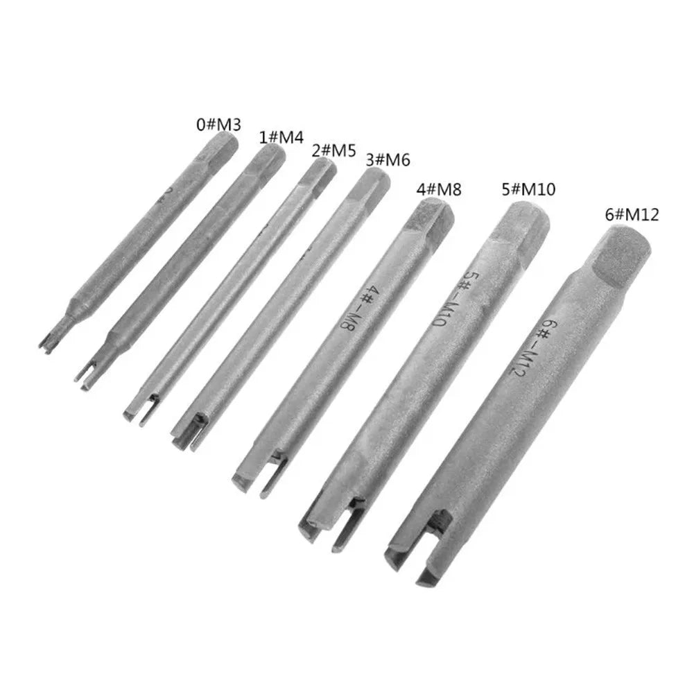 M3–M12 Broken Tap Extractor HSS Steel Screw Remover Tool Tap Extractor Tool Babs