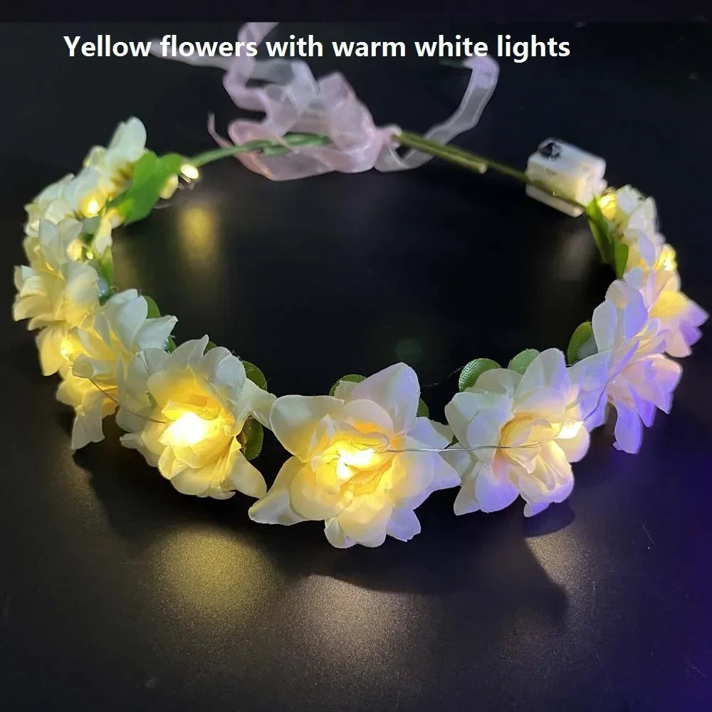 LED Light-Up Glow Headband for Kids & Adults – Party & Wedding