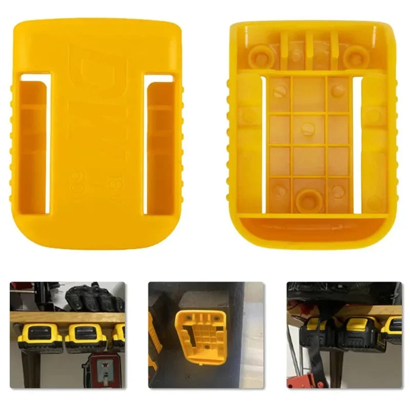 DeWalt 18V 20V 60V Battery Holder – Belt Clip & Wall Mount Battery Holder Stand Babs